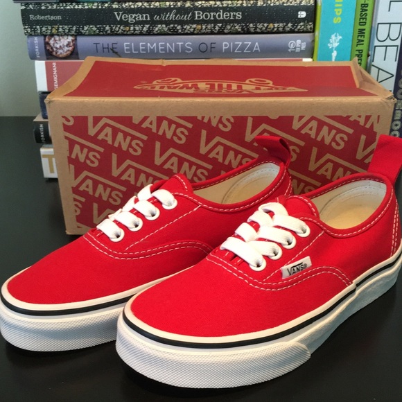 Vans Other - HOST PICK Vans Authentic Elastic (Red/Tr White) Size 13 US